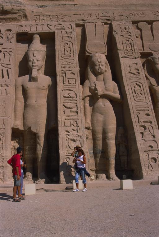 Nefertari's Temple (detail) - Abu Simbel - image