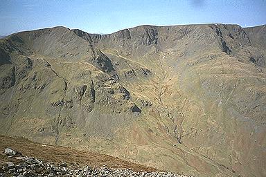 Dollywagon and Nethermost Pikes from Deepdale Hause