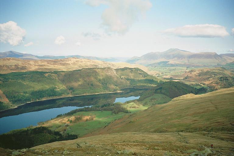 Thirlmere from the Helvellyn Path