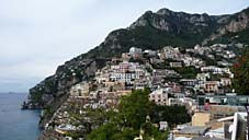 Positano from the east