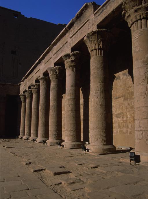 Colonnade in the Peristyle Court - Edfu - image