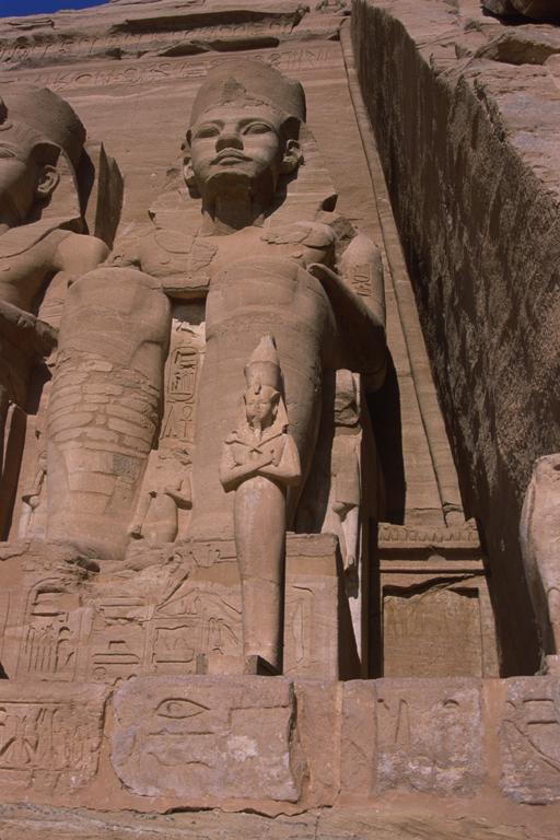 Rameses II's Temple (further detail) - Abu Simbel - image