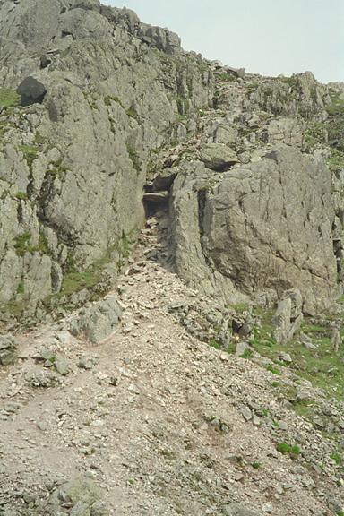 Crinkle Crags - The Approach to the Bad Step