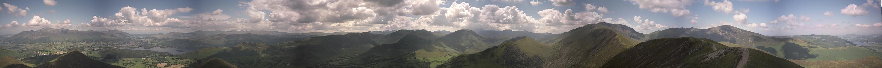 Causey Pike - Complete Panorama