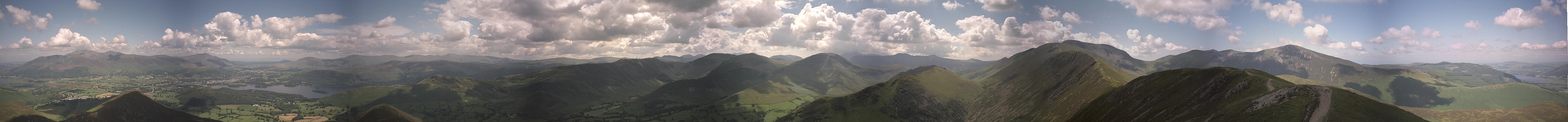 Causey Pike - Complete Panorama