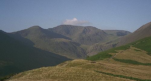 Eel Crags from the Grisedale Pike Ascent