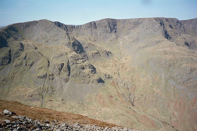 Dollywagon and Nethermost Pikes from Deepdale Hause