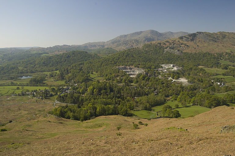 Elterwater from Dow Bank