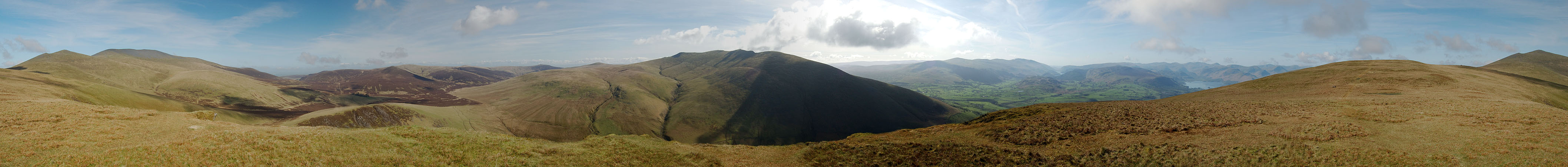 Lonscale Fell - Complete Panorama