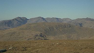 The Scafells from Brim Fell