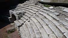 Roman stadium excavated in the centre of Plovdiv