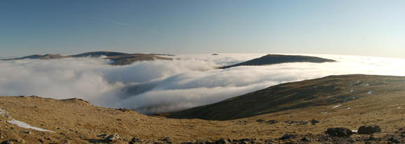 High Raise to Red Screes from Dove Crag - Panorama